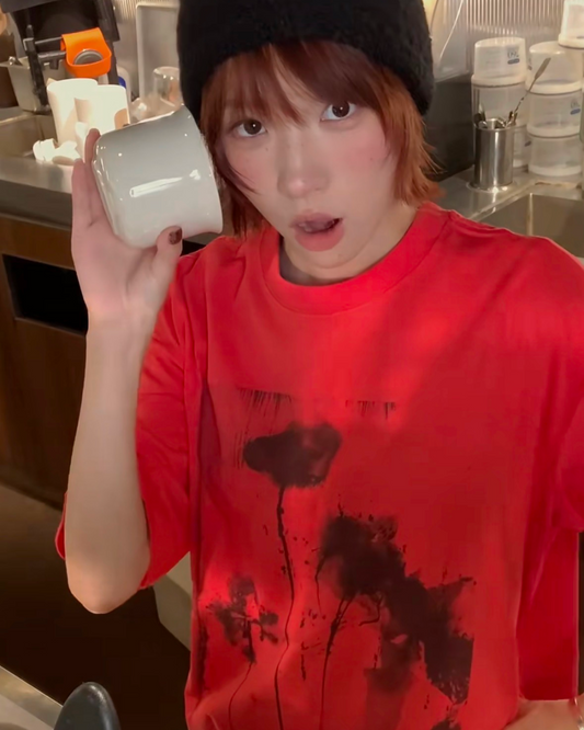 シャドウデザインカラーTシャツ　B0112